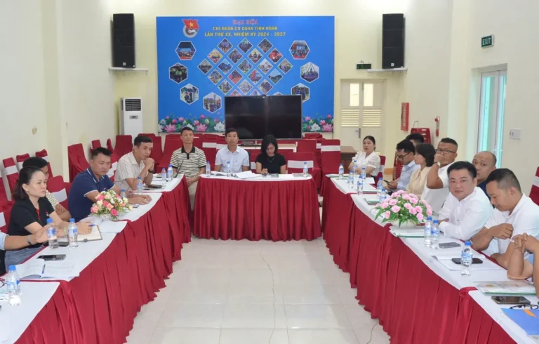 Toàn cảnh cuộc họp Ban Chấp hành Hội Doanh nhân trẻ tỉnh Quảng Ngãi tại trụ sở Tỉnh đoàn ngày 11/9/2026.